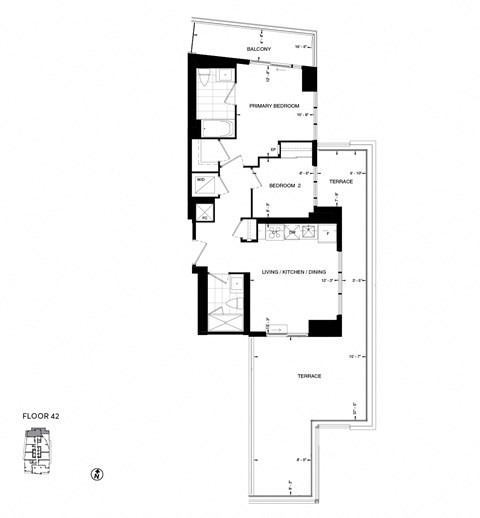 the floor plan of the residence